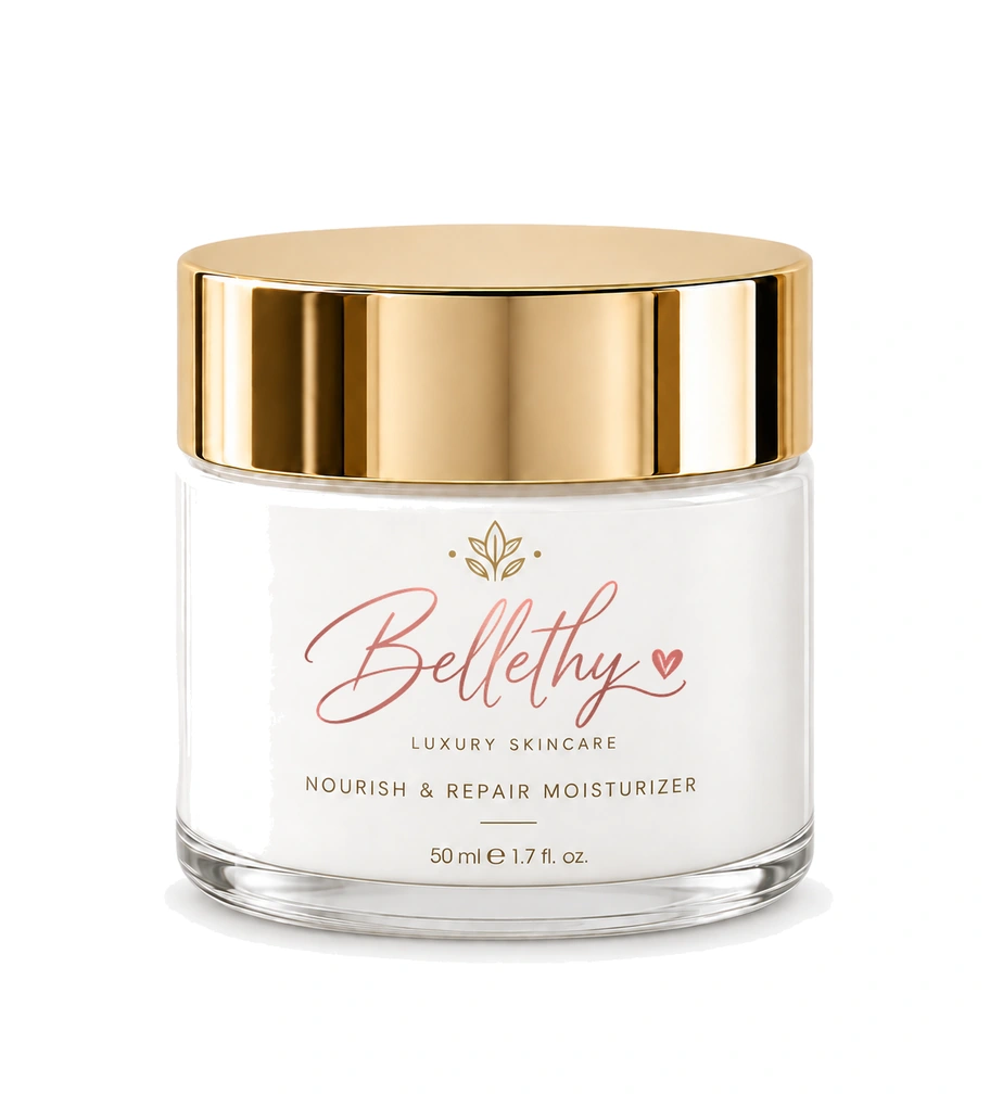 Nourish and Repair Moisturizer jar by Bellethy